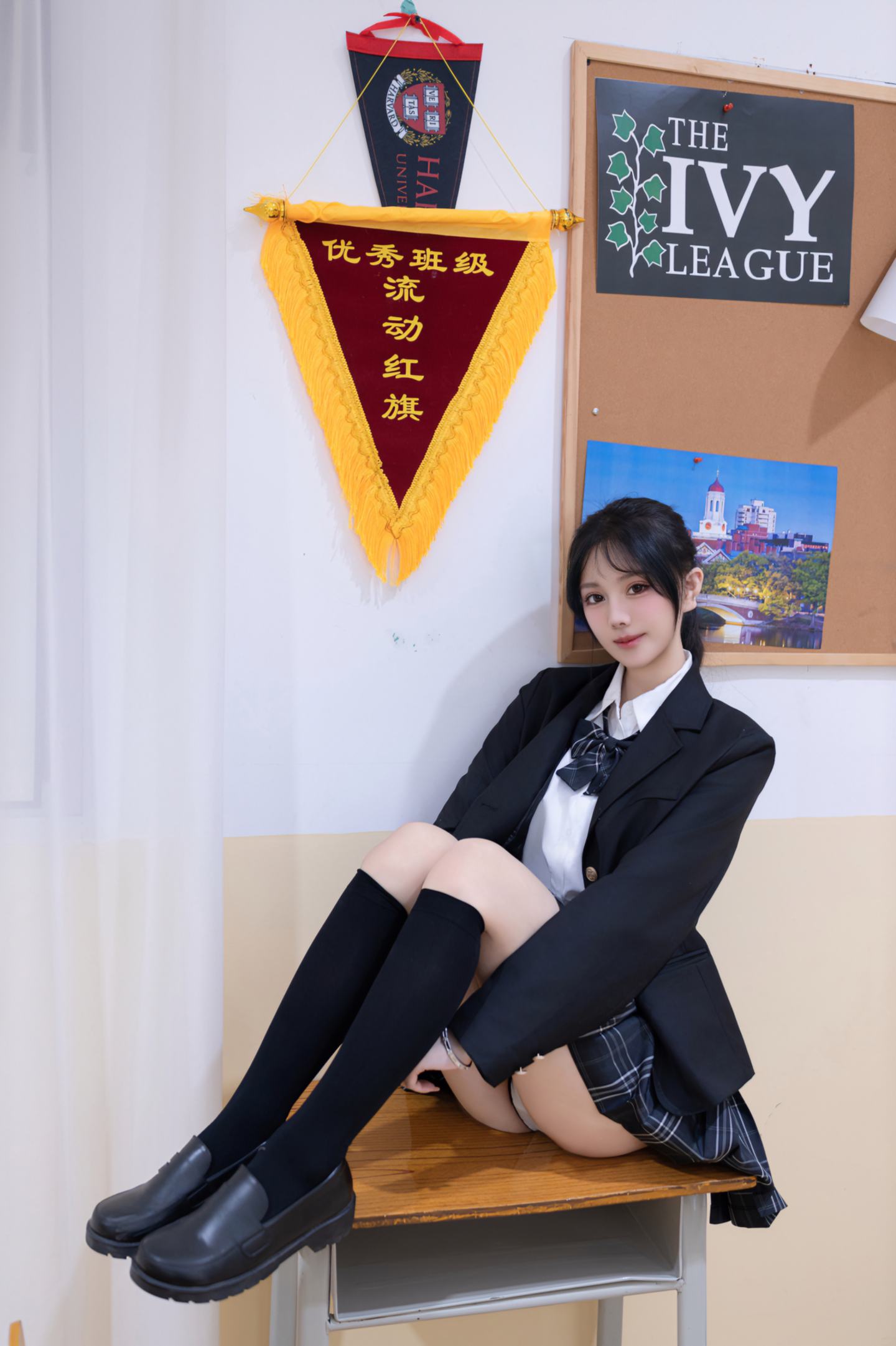 谢小蒽 NO.046 内购无水印 8058 教室调教